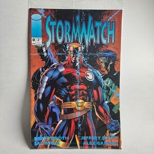 Stormwatch 0 Image Comics 1993 Brett Booth Jim Lee SkyCaps Insert Wildstorm